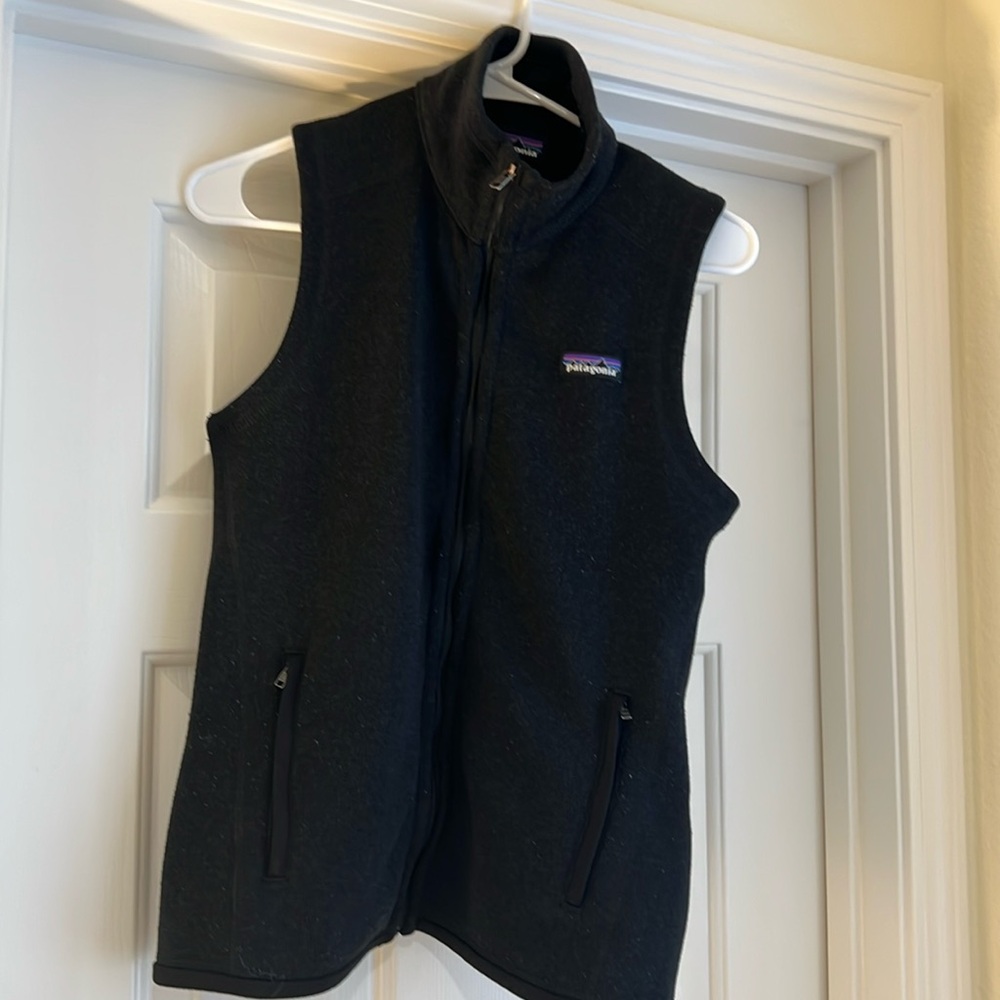Women’s Black Better Sweater Vest, Size Small